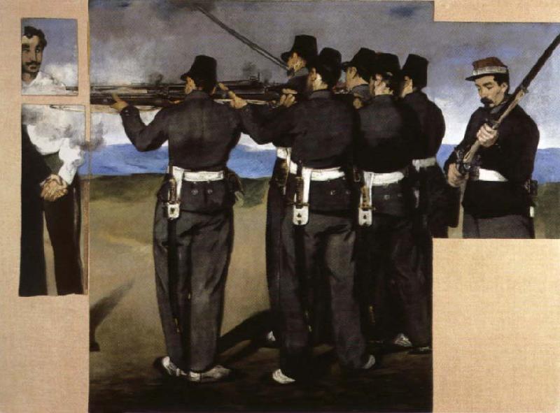 Edouard Manet The Execution of  Maximillian oil painting image